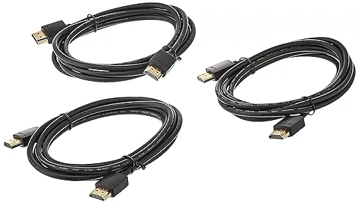 Monoprice High Speed HDMI Cable - 6 Feet - Black (3 Pack) Certified Premium 4K ...