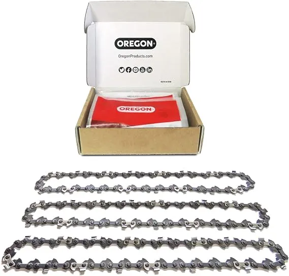 Oregon Chainsaw Chains, 3-Pack 3/8" Low Profile Pitch, .050" (1.3 mm) Gauge VXL ...