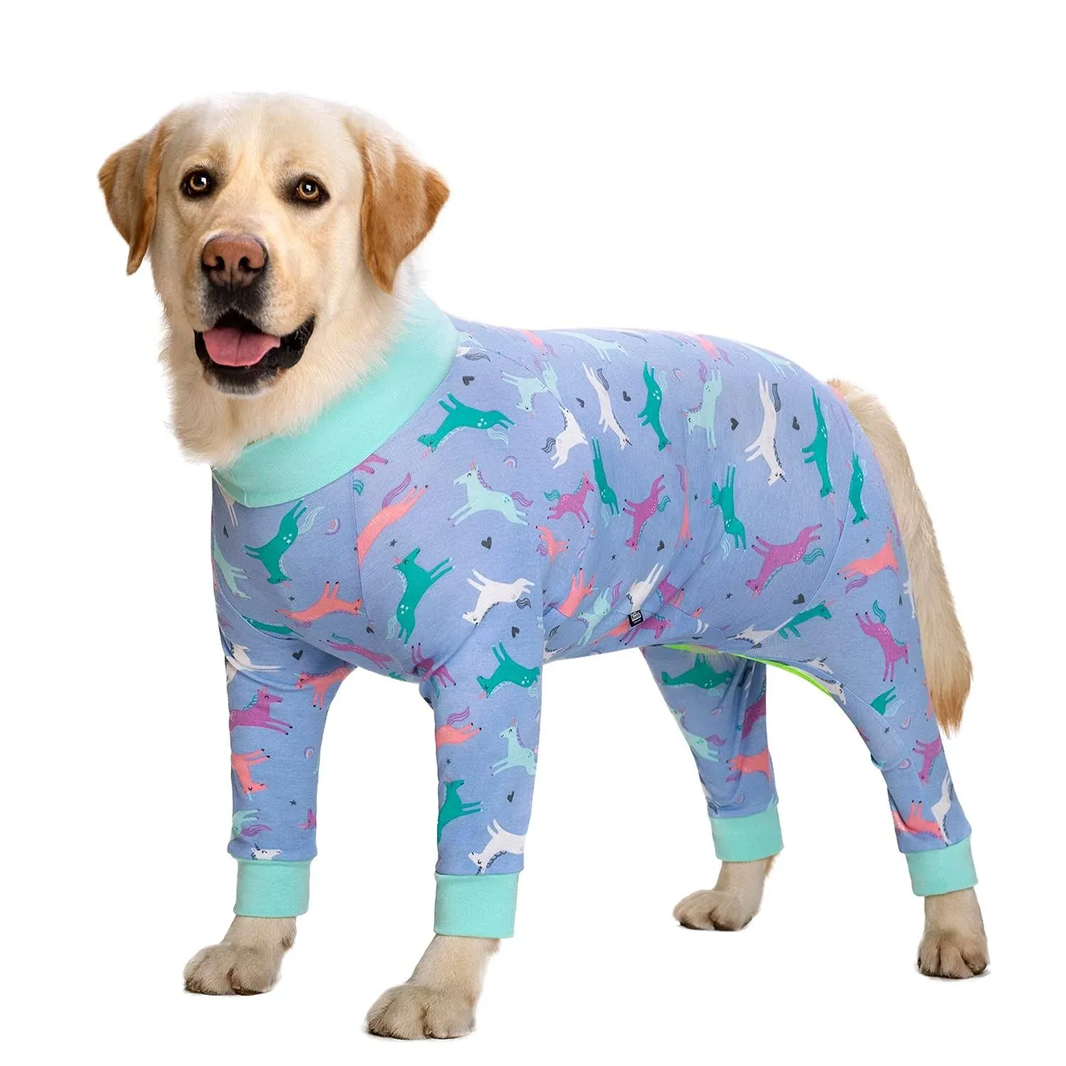 Dog Pajamas Jumpsuit for Medium Large Dogs,Lightweight Dog Pjs Clothes Apparel ...