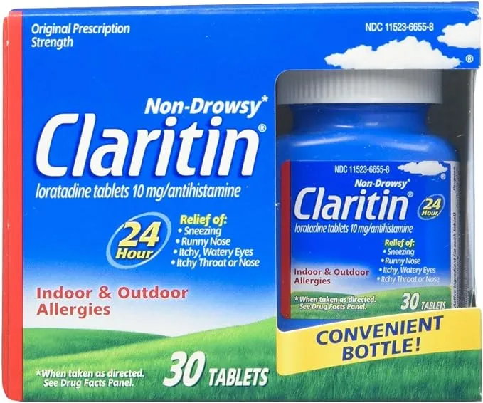 Claritin 24 Hour Non-Drowsy Allergy Tablets - 30 ct