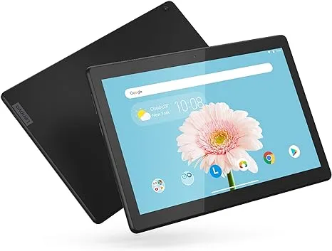 Lenovo Tab M10 HD 10.1" Tablet, Android 9.0, 32GB Storage, Quad-Core Processor, WiFi, Bluetooth, ZA4G0078US, Slate Black