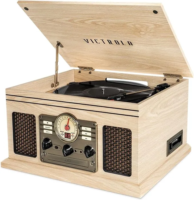 Victrola Quincy Wood Bluetooth Record Player