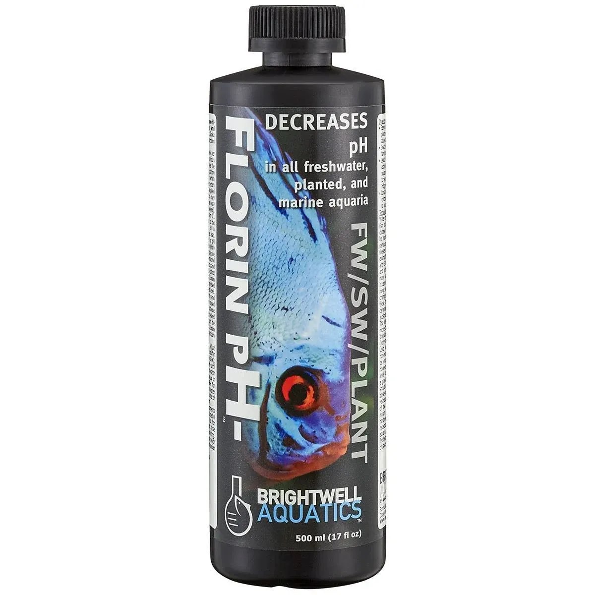 Brightwell Aquatics Florin pH- - Decreases pH, 500 ml. / 17 oz.