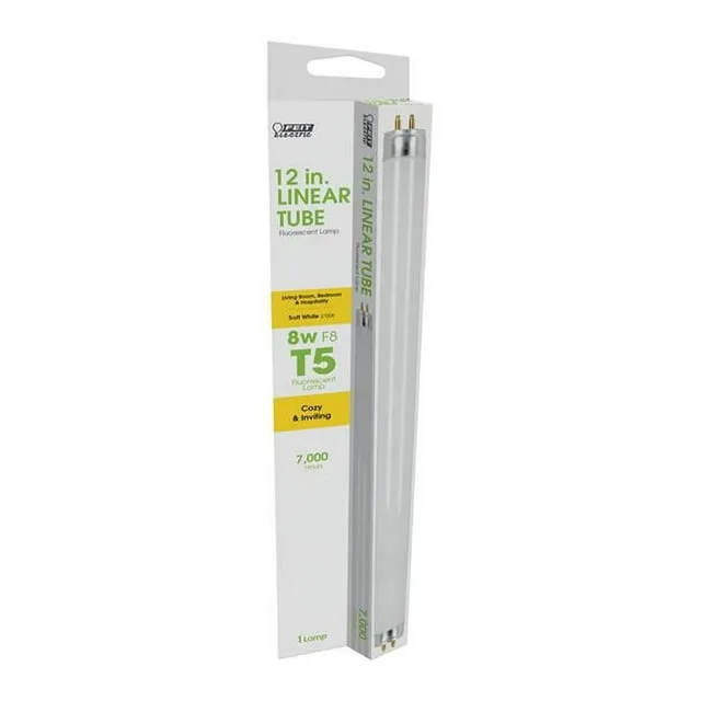 FEIT Electric  8 watts T5  12 in. L Bright White  Fluorescent Bulb  Linear - 2