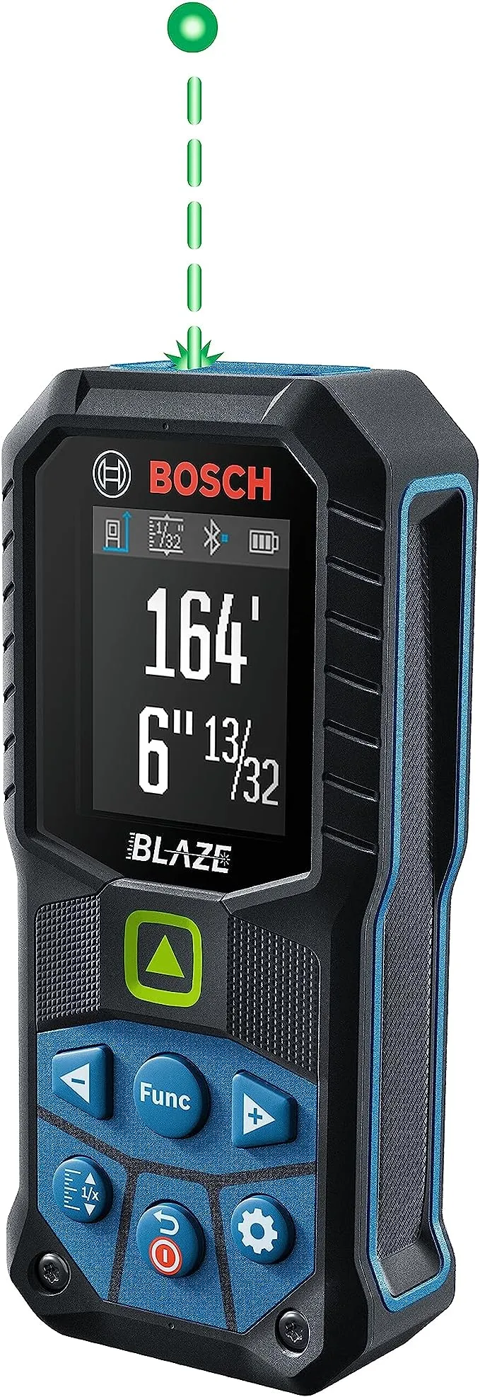 BOSCH GLM165-27CGL 165' Blaze™ Ergonomic Cordless Green Laser Measure w/Bluetooth