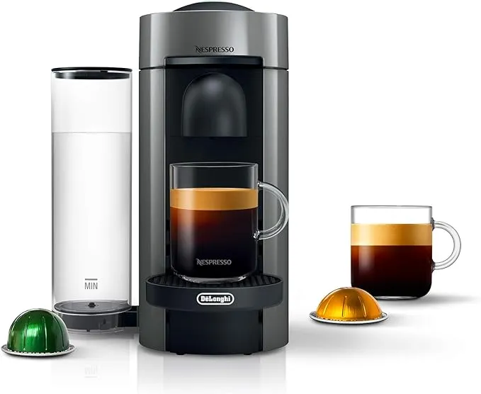 Nespresso VertuoPlus Coffee and Espresso Machine by De'Longhi