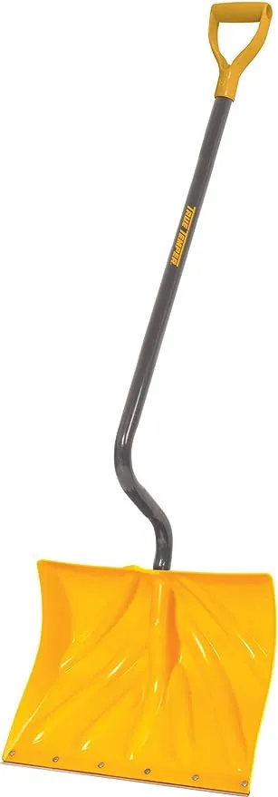 True Temper 1603072 Ergonomic Snow Shovel, 18-Inch