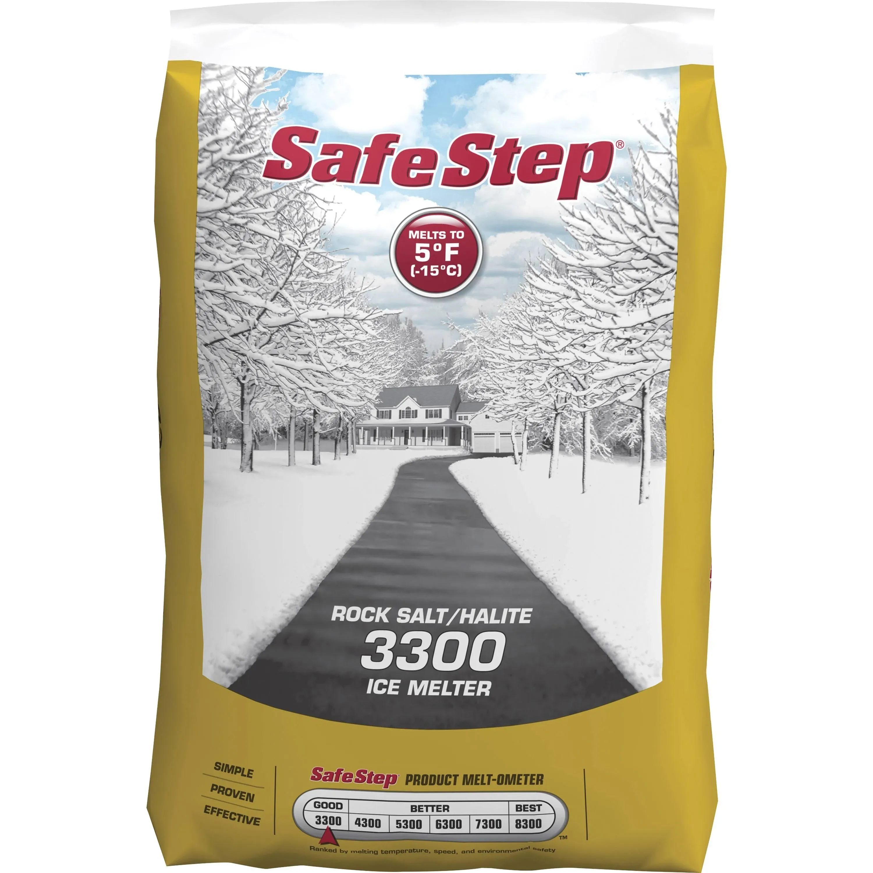 Safe Step 50 lb. 3300 Rock Salt Ice Melter