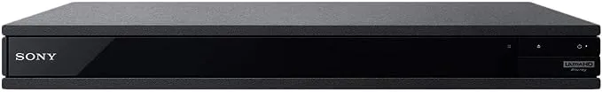 Sony Region Free UBP-X800M2 4K Ultra HD Blu-ray Player UHD Multi Region Blu-ray DVD, Region Free Player 110-240 Volts, HDMI Cable & Dynastar Plug Adapter Package