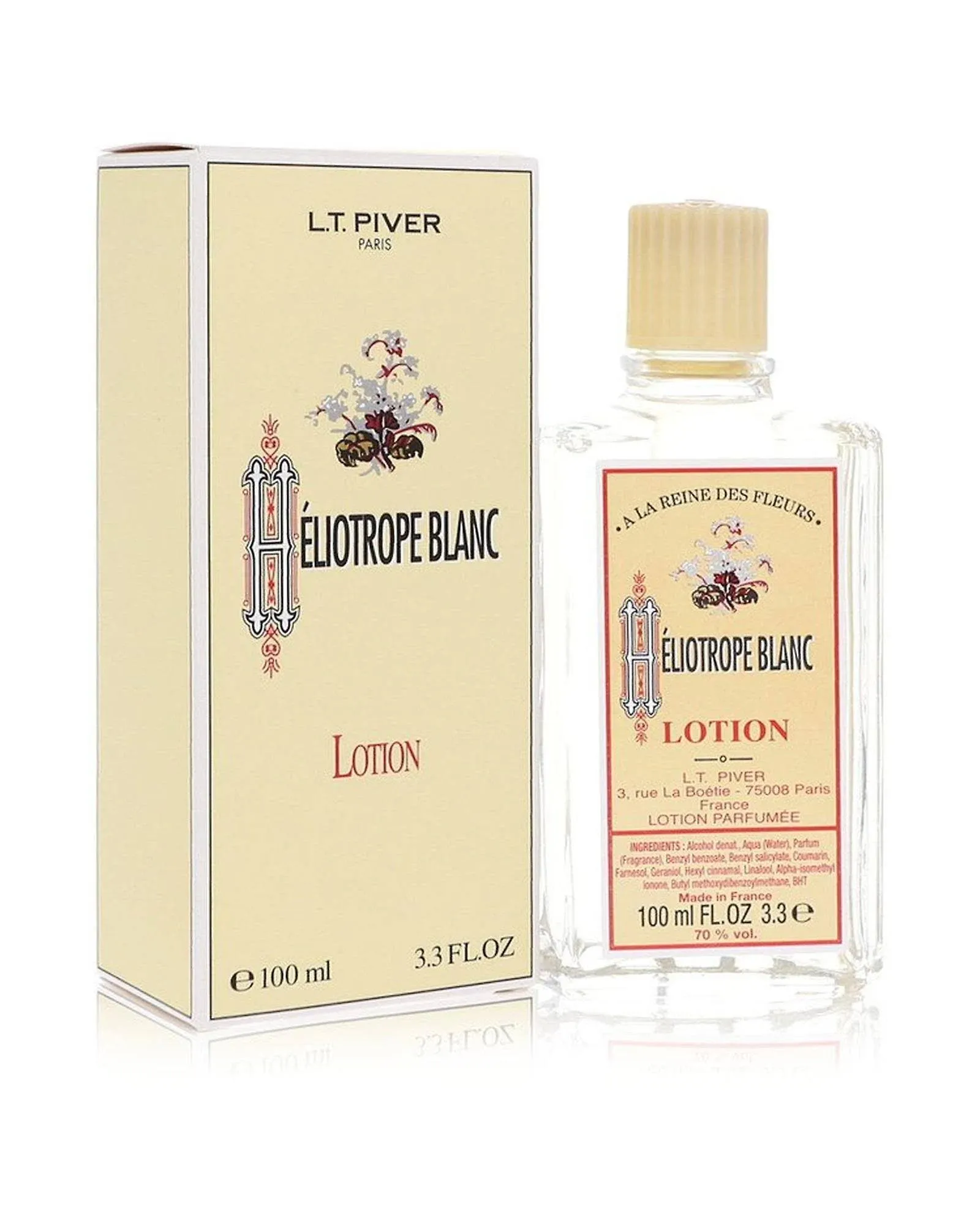 Heliotrope Blanc by L.T. Piver Lotion EDT 3.3 oz For Women