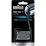 Braun Series 7 70S Electric Shaver Head Replacement, Compatible with Series 7 Shavers: 720cc, 730cc, 735s, 750cc, 760cc, 790cc, and 795cc