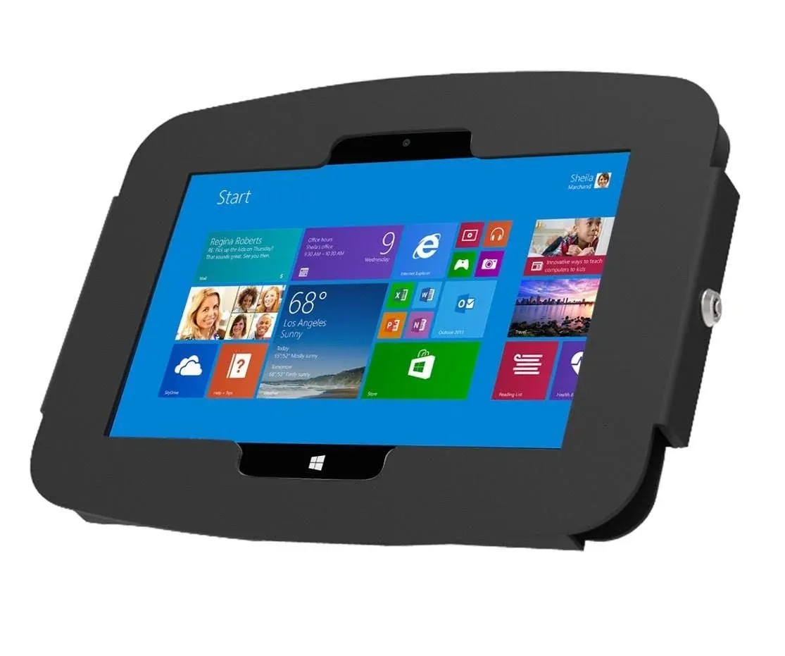 Compulocks Surface Pro 3-7 Space Enclosure Wall Mount Black