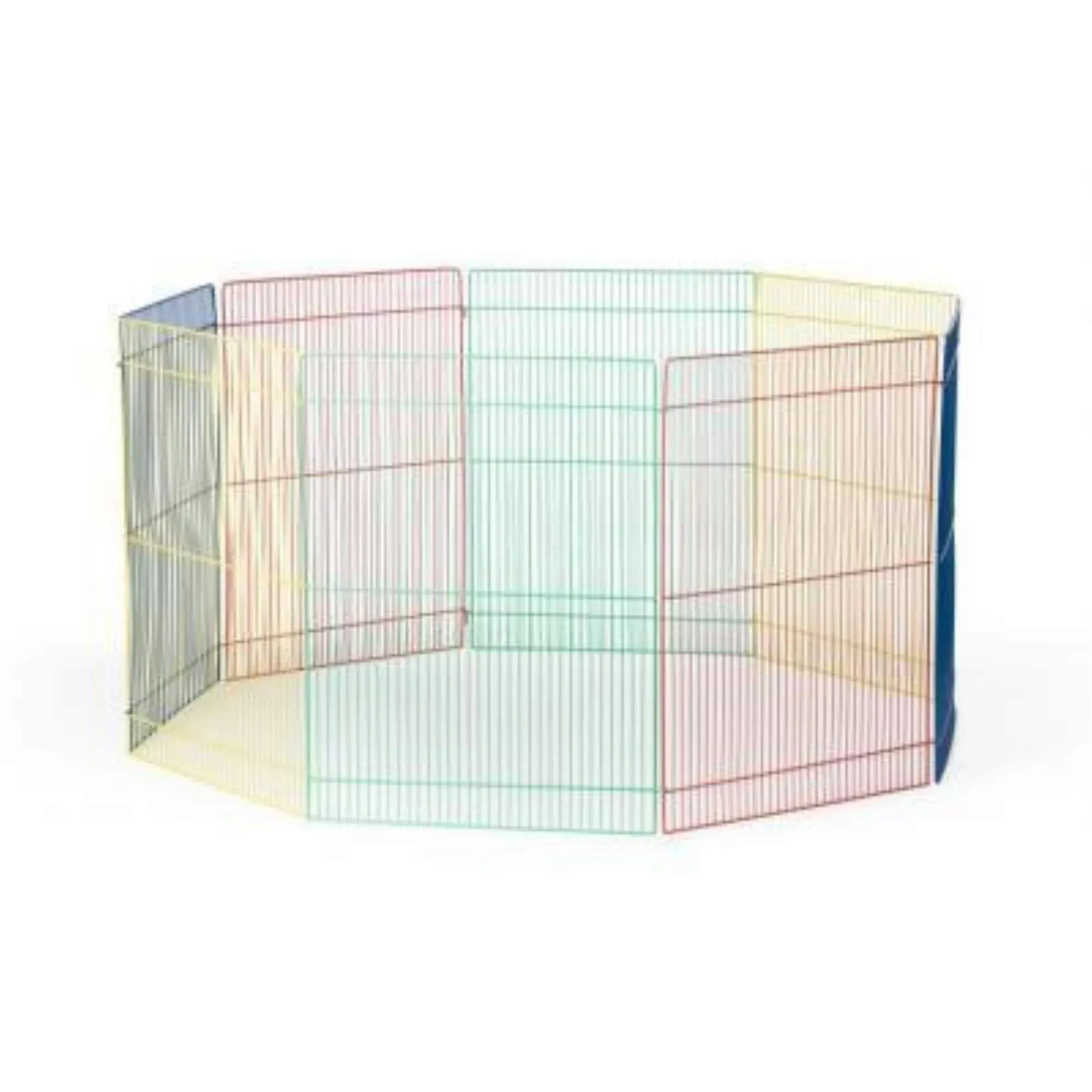 Prevue Pet Multi-Color Playpen 18 Inch Tall - 40092