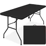 Best Choice Products Portable Folding Table, White