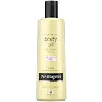 Neutrogena Fragrance-Free Body Oil Light Sesame Formula, Dry Skin Moisturizer & Hydrating Body Massage Oil, for Radiant & Healthy Glow, Nourishing After Shower & Bath Oil, 8.5 fl. oz