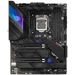 ROG Strix Z590-E Gaming WiFi 6E LGA 1200(Intel® 11th/10th Gen) ATX Gaming Motherboard (PCIe 4.0, 14+2 Power Stages, DDR4 5333+, Dual Intel® 2.5 Gb LAN,Thunderbolt 4, 4xM.2/NVMe SSD and Aura RGB)