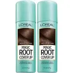 L'Oreal Paris Magic Root Cover Up Gray Concealer Spray Medium Brown 6 oz (3 pack)