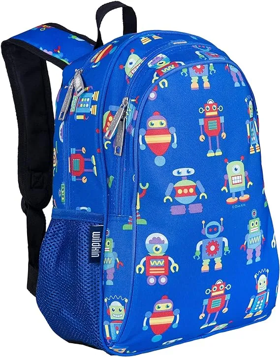 Wildkin 15 Inch Kids Backpack for Boys & Girls, 600-Denier Polyester Backpack for Kids