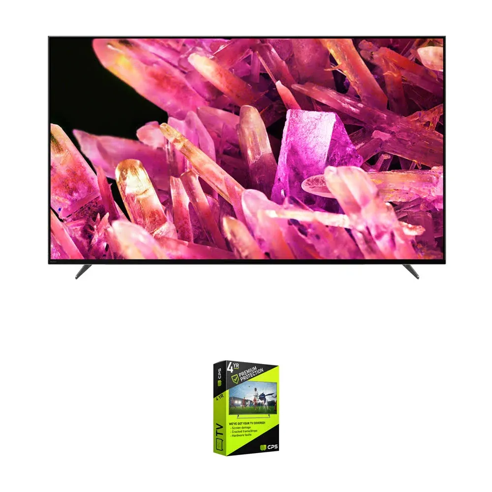 Sony XR65X90K Bravia XR 65" X90K 4K HDR Full Array LED Smart TV (2022 Model) Bundle with Premium 4 YR CPS Enhanced Protection Pack