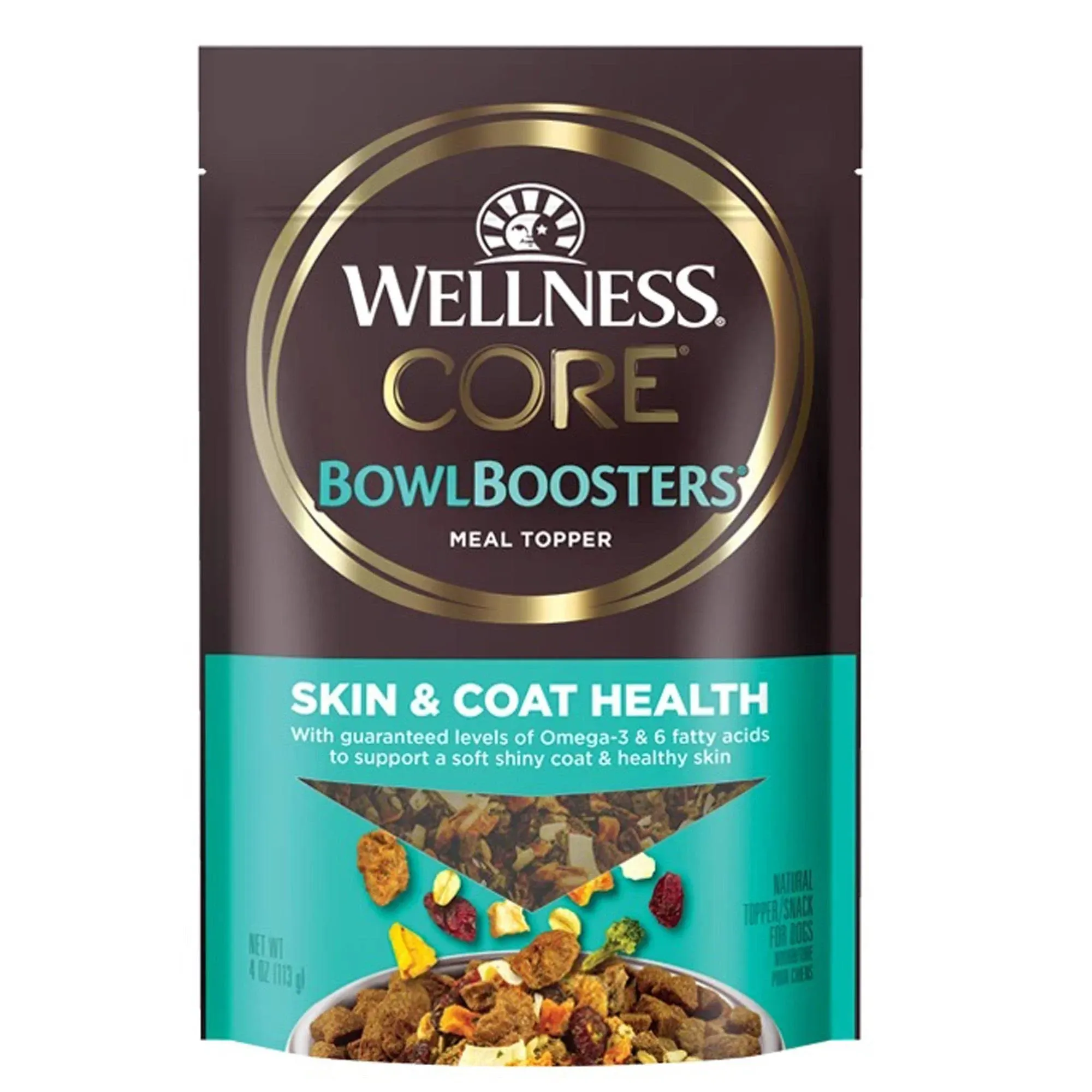 Wellness Core Bowl Boosters Skin & Coat Dry Dog Food Topper - 4 oz