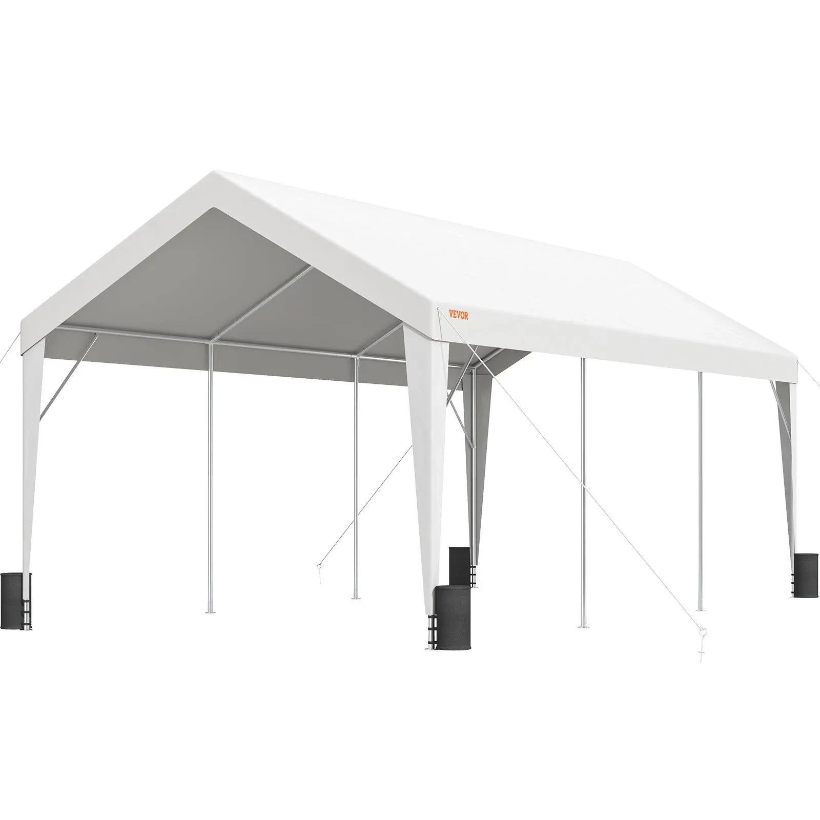 VEVOR 10 x 20 ft. Carport Replacement Canopy Cover