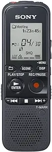 Sony MP3 IC Digital Voice Recorder ICD PX 720 Handheld Tested Working Black