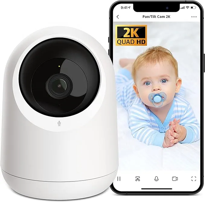 SwitchBot Pan/Tilt Cam 2K Indoor Security Camera