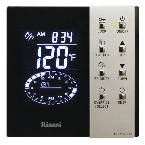 Rinnai - MC-195T-US, Small, Black/Silver