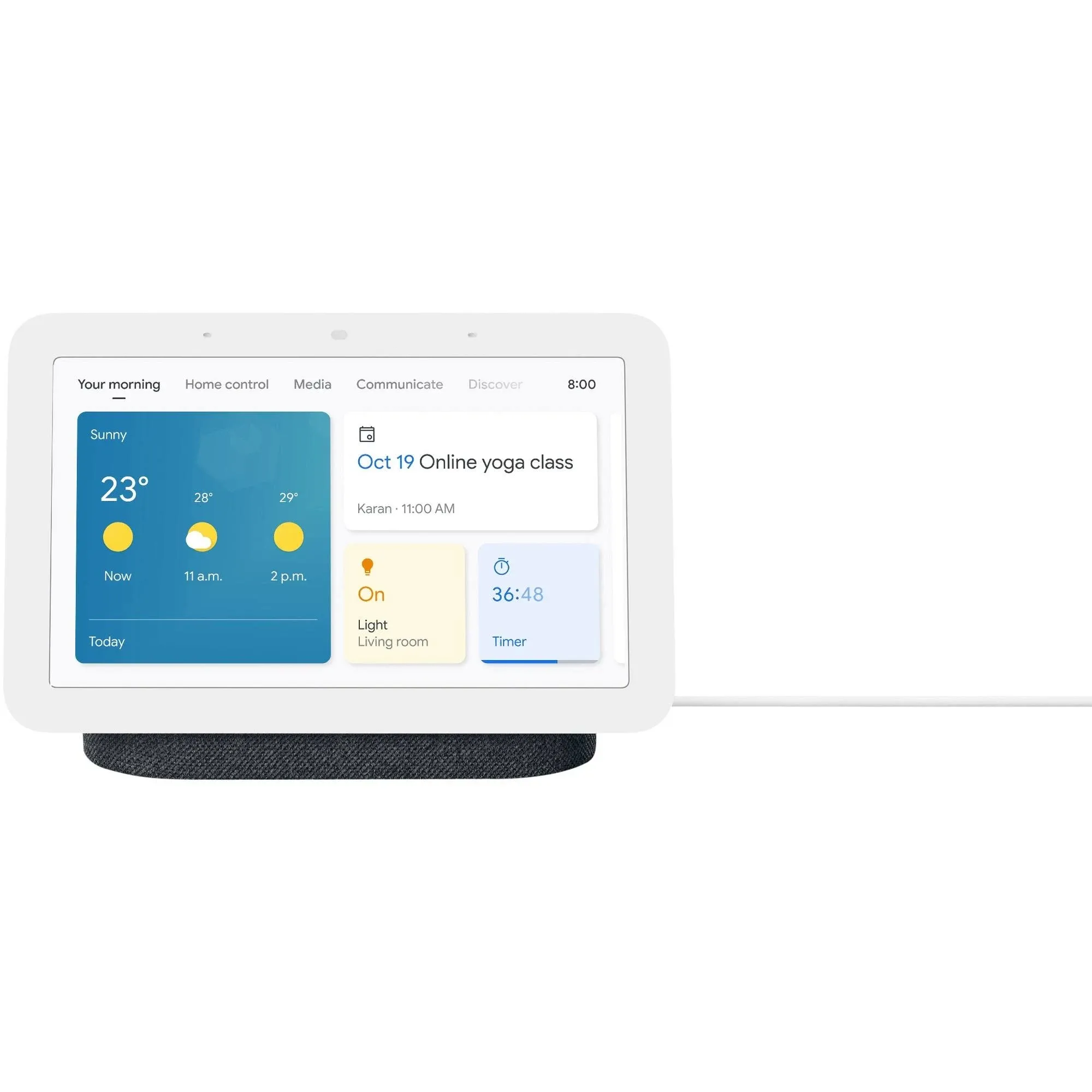 Google Nest Hub 2nd Gen - Smart Home Display with Google Assistant