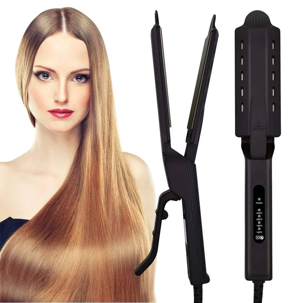 Hair Straightener Professional Glider Ceramic Tourmaline Ionic Flat Iron ...