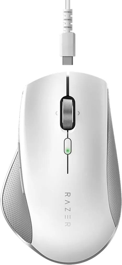 Razer Pro Click Humanscale Wireless Mouse: Ergonomic Form Factor - 5G Advanced Optical Sensor - Multi-Host Connectivity - 8 Programmable Buttons - Extended Battery Life of up to 400 Hours