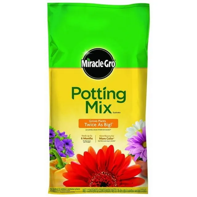 Miracle Gro All Purpose Potting Mix - 16 qt pouch