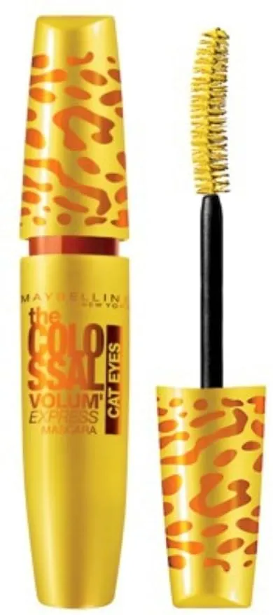 Maybelline Volum' Express The Falsies Colossal Cat Eyes Washable Mascara, Glam Black [233], 0.31 oz (Pack of 2)