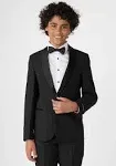 OppoSuits Teen Boys Tuxedo - Jet Set Black - Size: 16