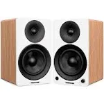 Fluance Ai41 Powered 2-Way 2.0 Stereo Bookshelf Speakers with 5" Drivers, 90W Amplifier for Turntable, TV, PC, Bluetooth