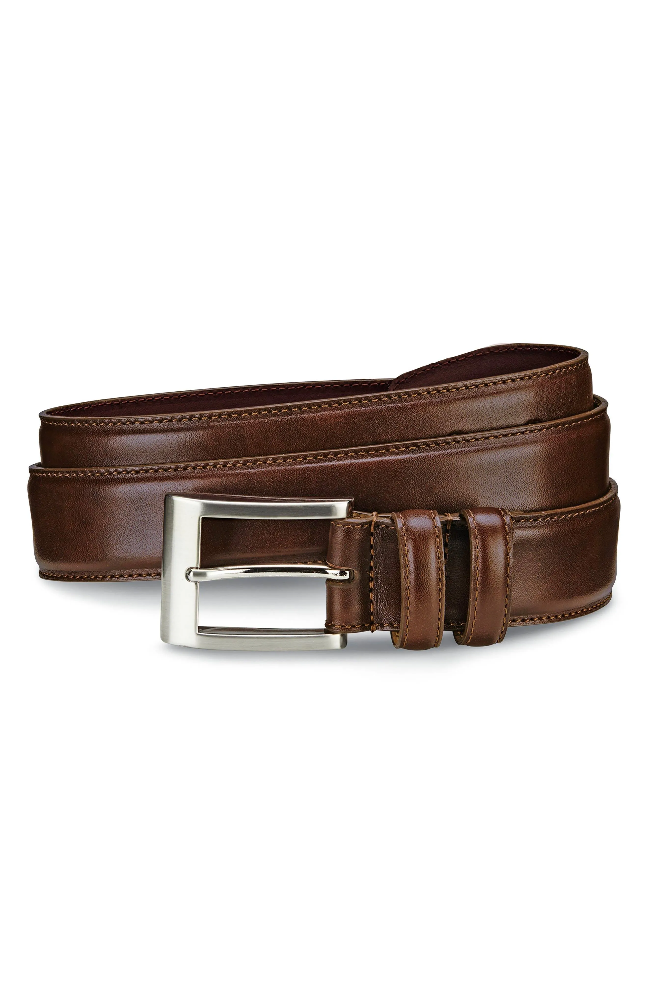 Allen Edmonds Wide Basic Dress Belt - Coffee - 32