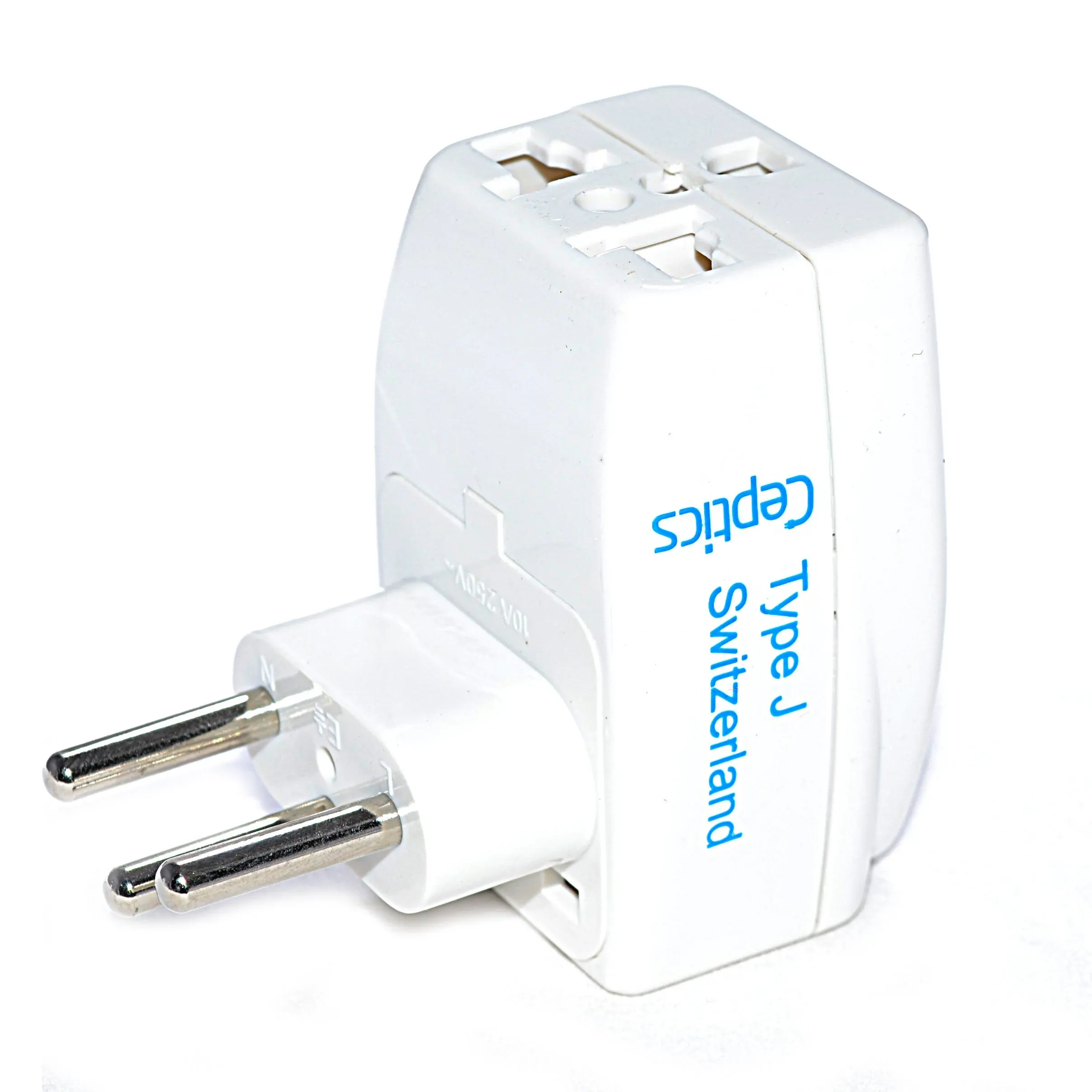 Ceptics Switzerland Type J Travel Adapter Plug - 3 in 1 GP3-11A