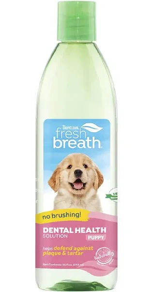 TropiClean Fresh Breath Water Additive for Puppies 16oz