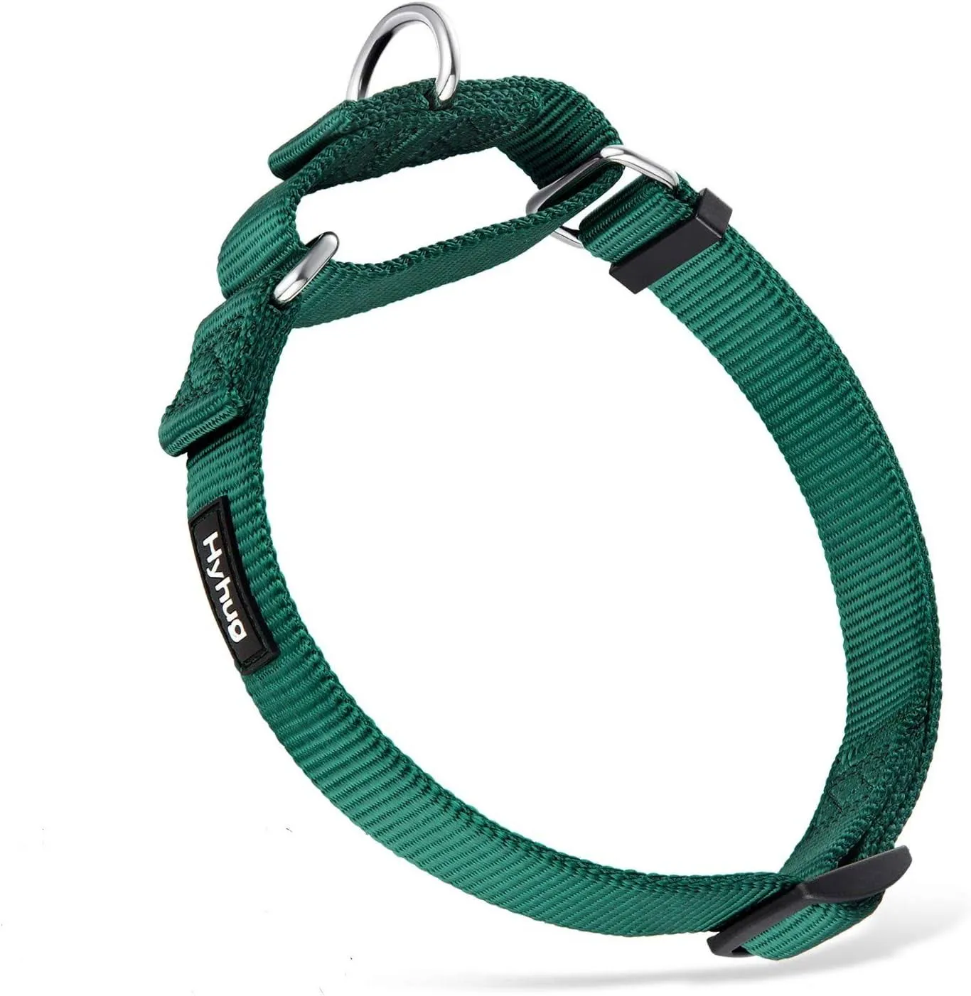 Premium Upgraded Durable Nylon Anti-Escape Martingale Dog Collar for Medium Boy and Girl Dogs Comfy and Safe - Walking, Professional Training, Daily Use. (Medium, Military Green)