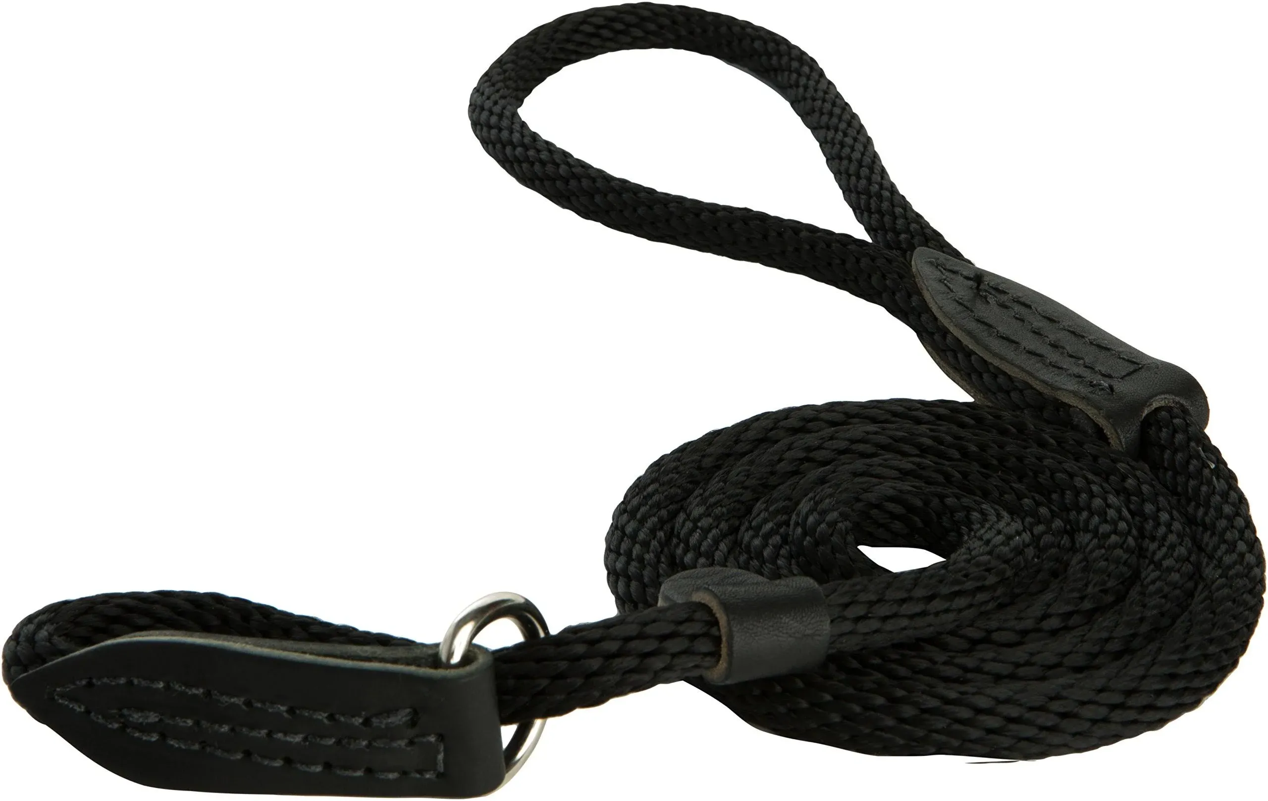 British Rope Slip Lead for Dogs, 6', Black