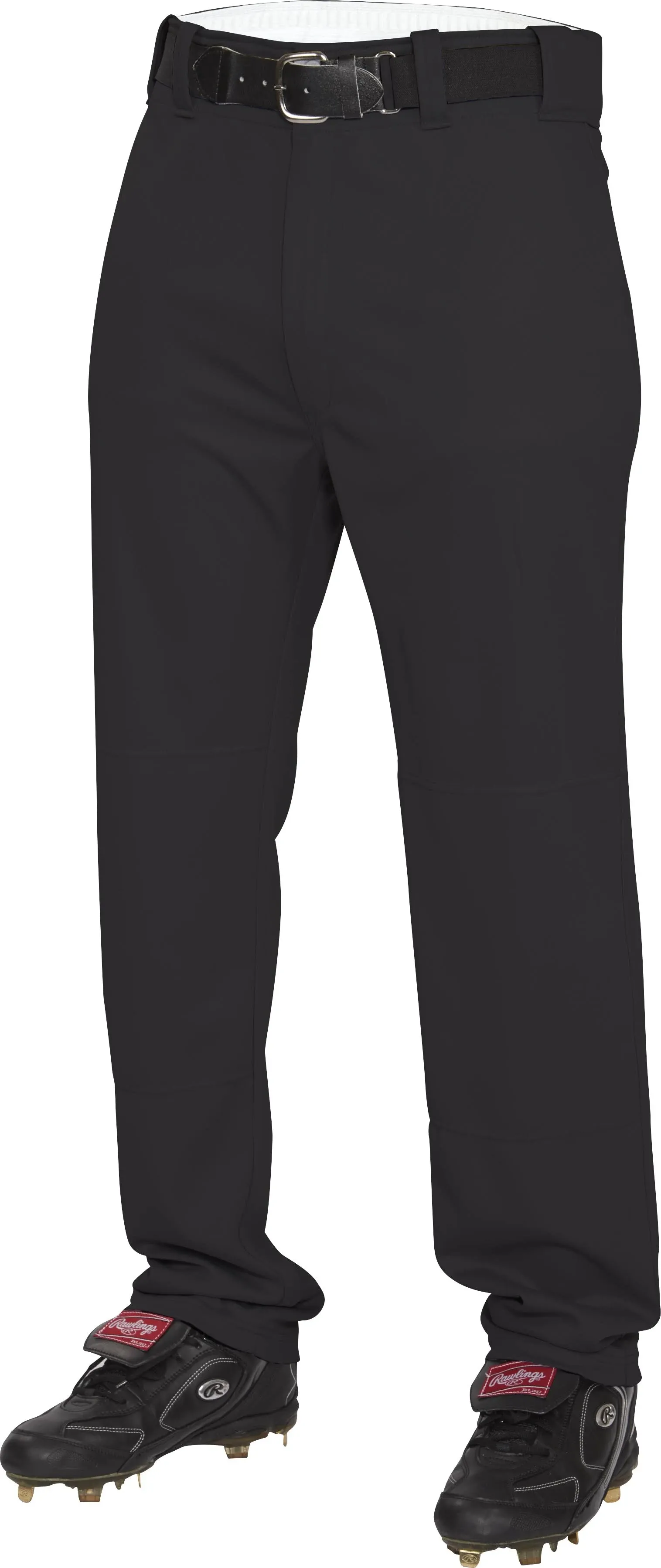 Rawlings Semi-Relaxed Full Length Baseball Pant | Solid & Piped Options | Youth Sizes | Multiple Colors