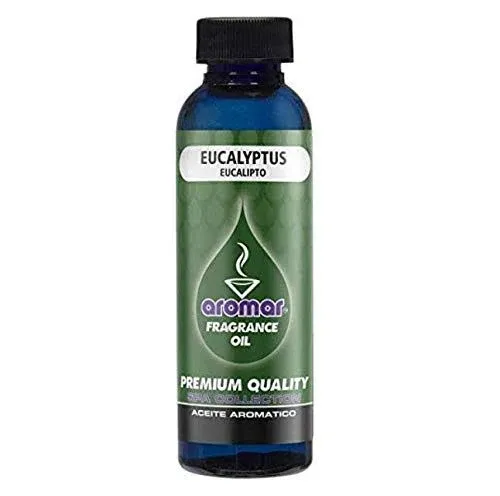 Aromar 4 oz Eucalyptus Scented Oil, Aromatherapy Essential Oil, Pure Fragrance Oil