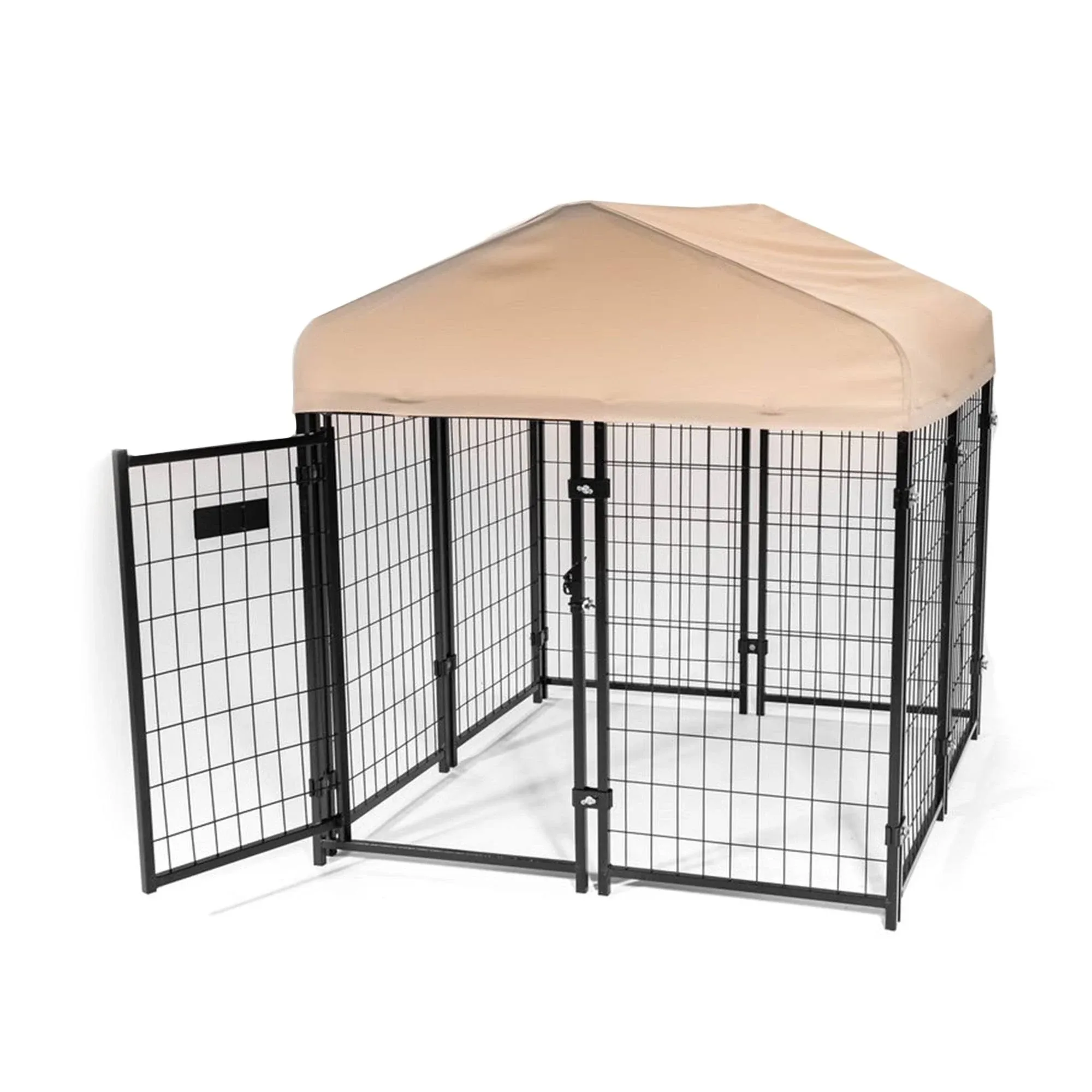 Lucky Dog Stay Series Studio Jr. Kennel (4'x4'x4'4") Khaki