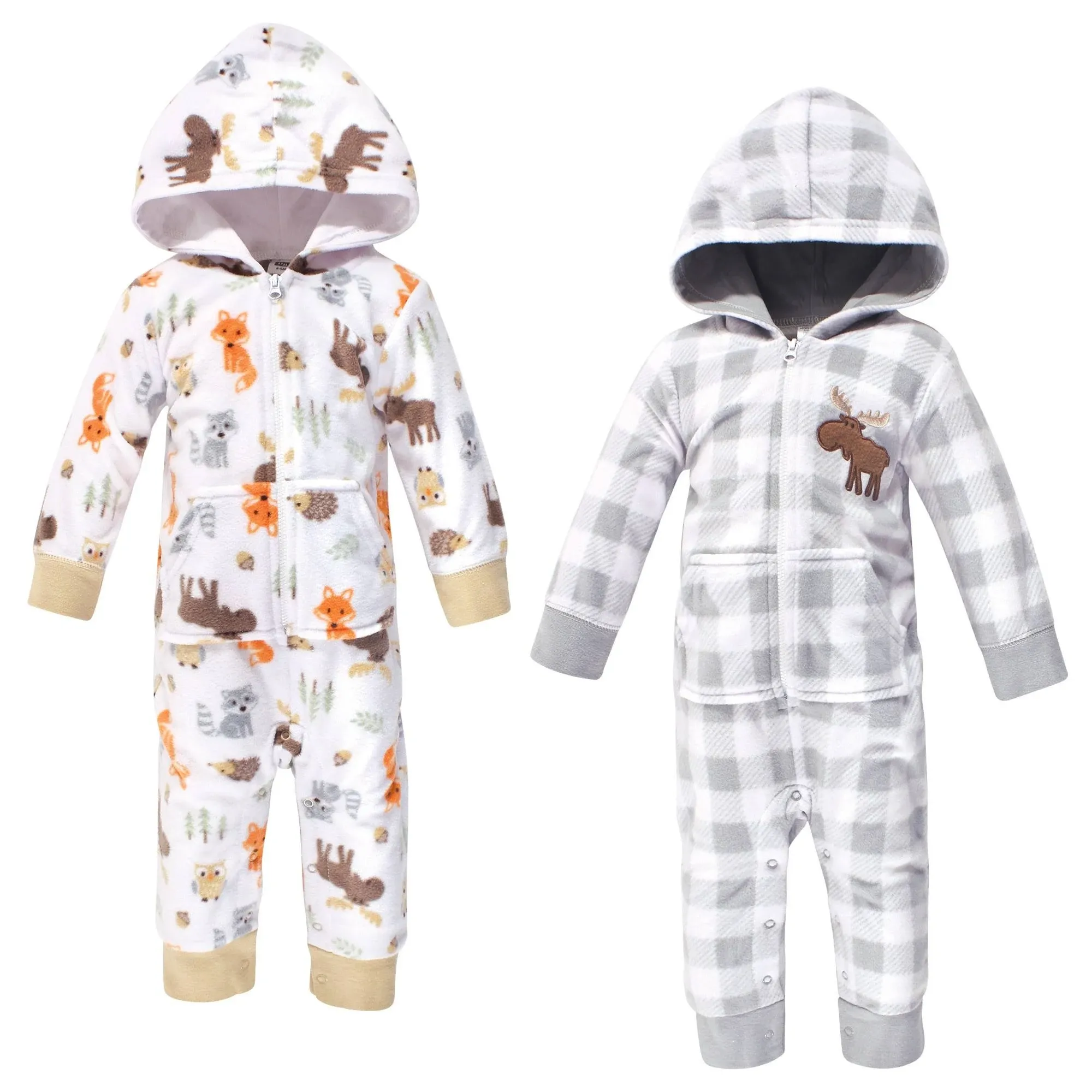 Hudson Baby Woodland Fleece Jumpsuits, Coveralls, and Playsuits