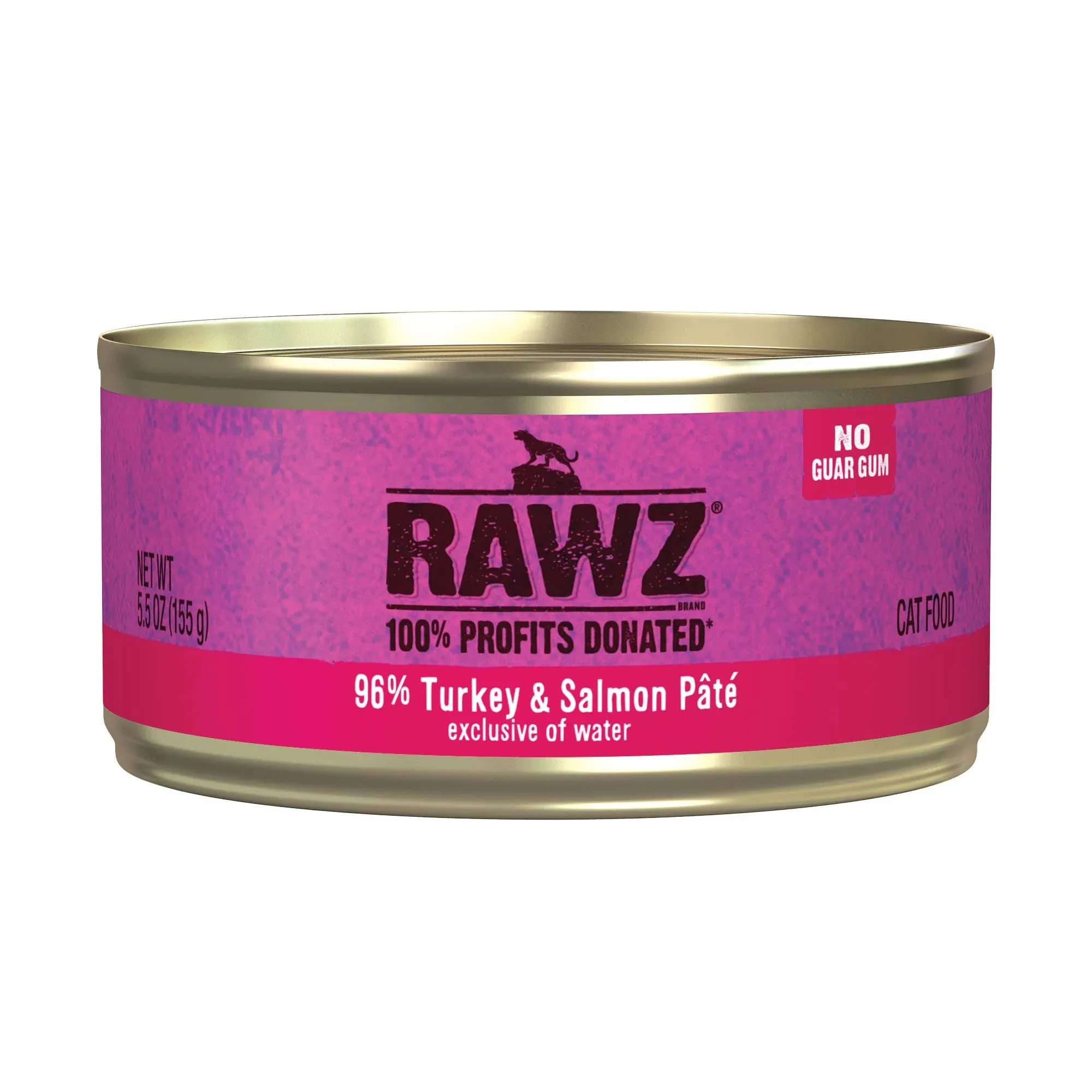 RAWZ 96% Turkey and Salmon Pate Canned Food for Cats