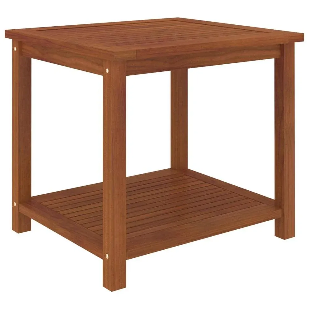 vidaXL Side Table Solid Acacia Wood 17.7x17.7x17.7, 44128 - Transitional - Side Tables And End Tables - by BisonOffice | Houzz