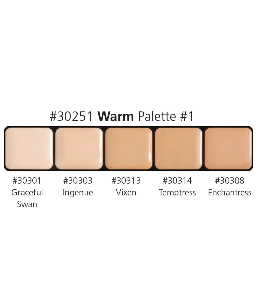 Graftobian HD Glamour Creme Palette, Warm #1