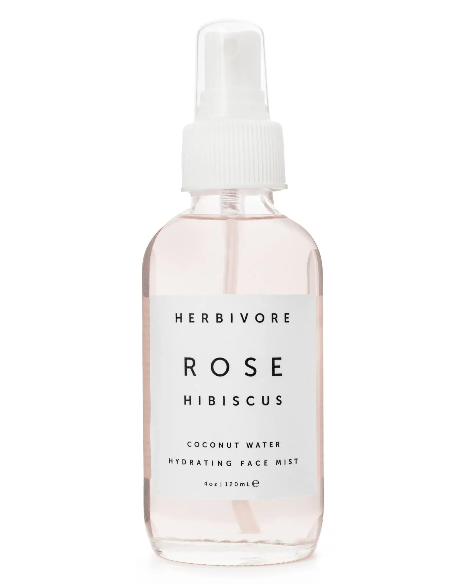 Herbivore Botanicals Hydrating Face Mist Toner, Rose Hibiscus - 4 oz bottle