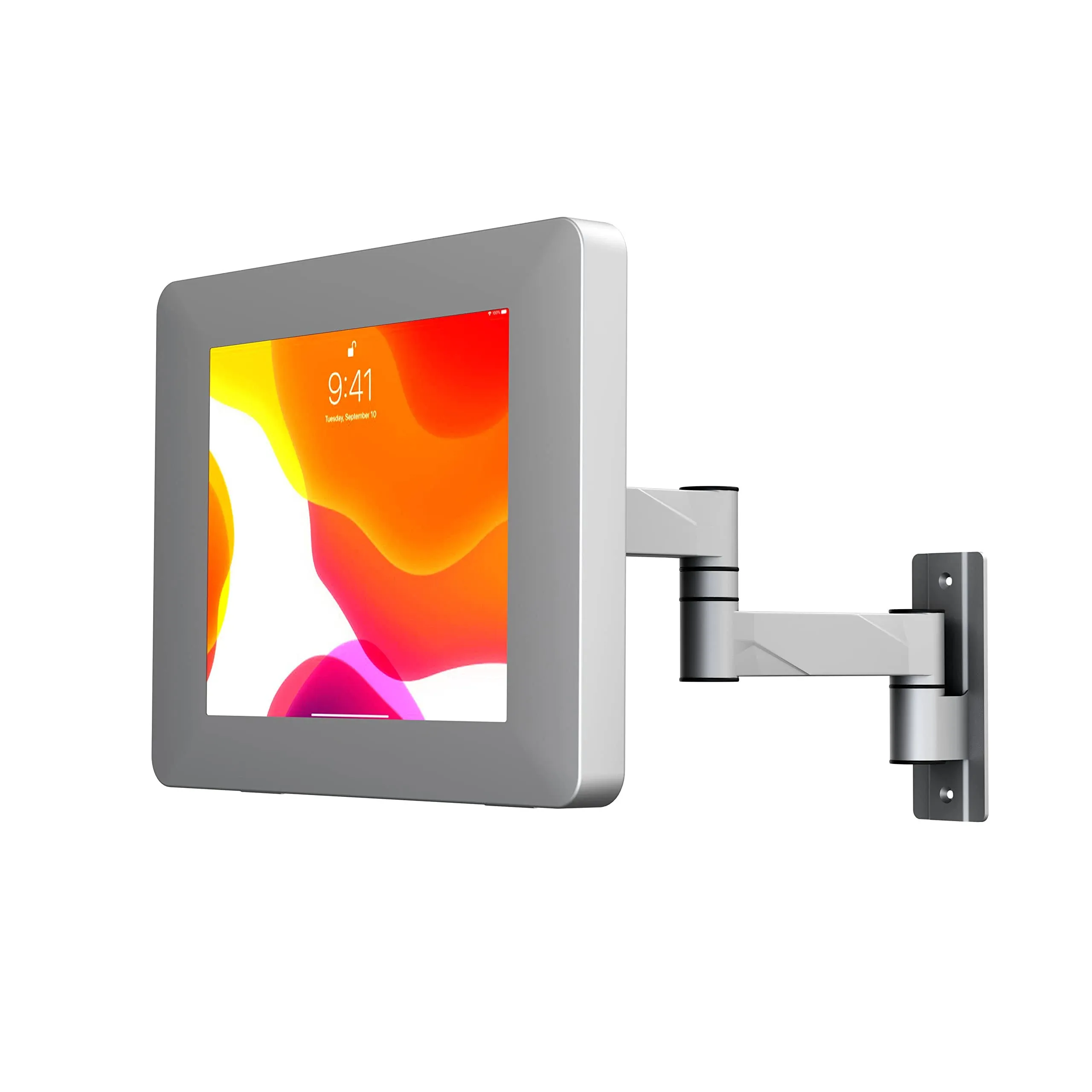 CTA Digital PAD-WMASE VESA Silver Wall Mount Arm with Enclosure