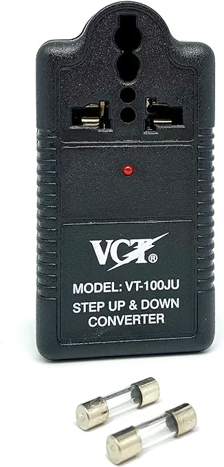 VCT 100 Watt Japan to USA 100V / 110V / 120V Step Up Down Voltage Converter Transformer for Use in Both USA and Japan, VT-100JU